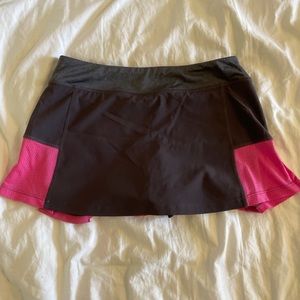 Pleated mini tennis skirt